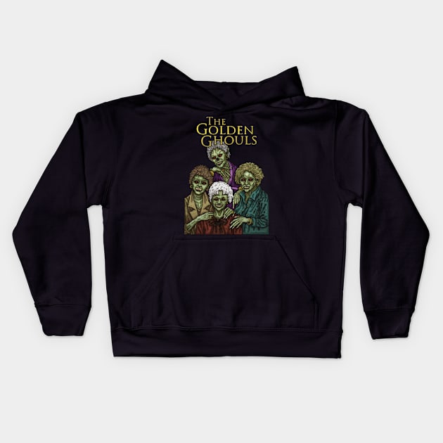 Golden Ghouls - Azhmodai 2020 Kids Hoodie by azhmodai